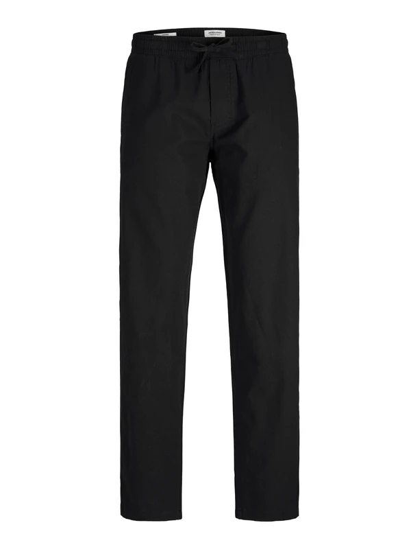 JACK & JONES Jpstkane Jjsummer Linen Blend Jogger Sn, Black, XL