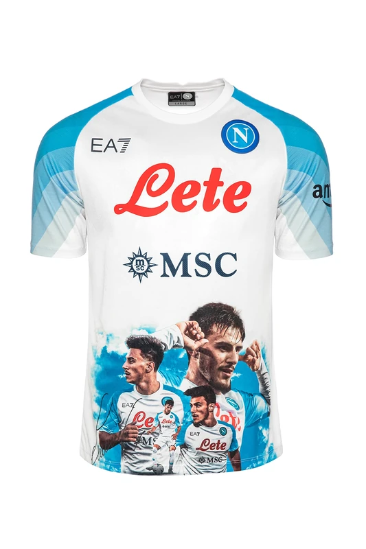 SSC NAPOLI Match Jersey Face Game Elmas 2022/2023 White