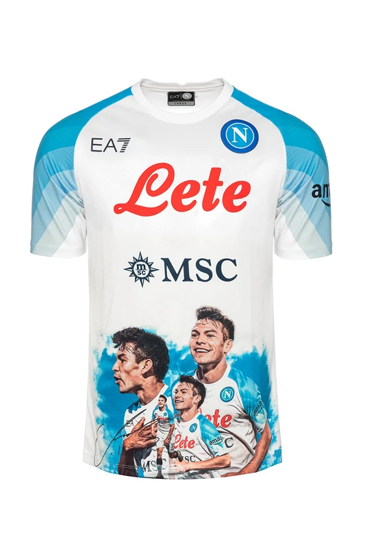 SSC NAPOLI Match Jersey Face Game Lozano 2022/2023 White