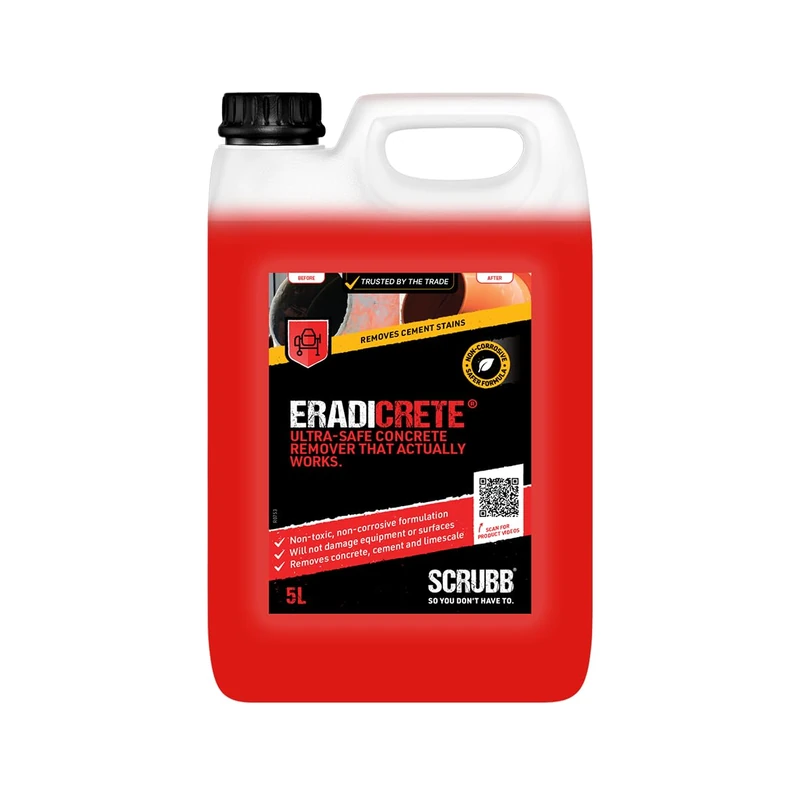 SCRUBB ERADICRETE Ultra-Safe Concrete Remover & Cleaner 5L