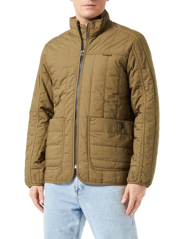 G-Star Men's Liner Overshirt, Green (dark olive D23659-4481-C744), XXL