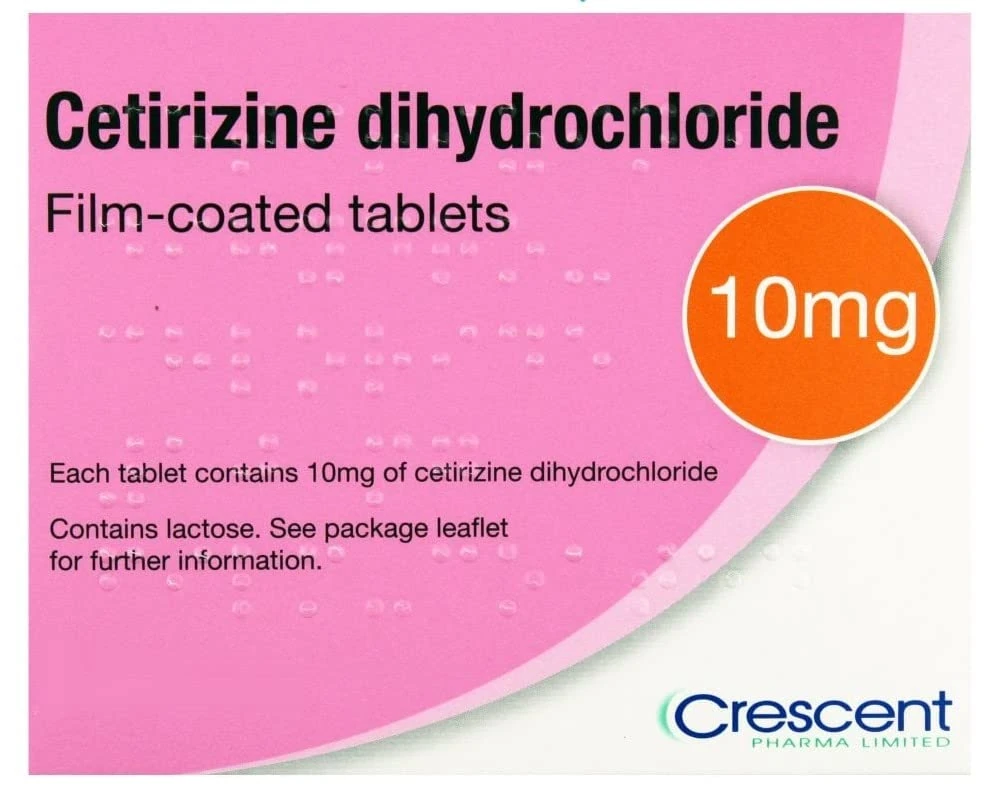 180 x 10mg Cetirizine Dihydrochloride (6 Months Supply) One a Day Hay Fever and Allergy Relief Tablets (6x30 Tablets)