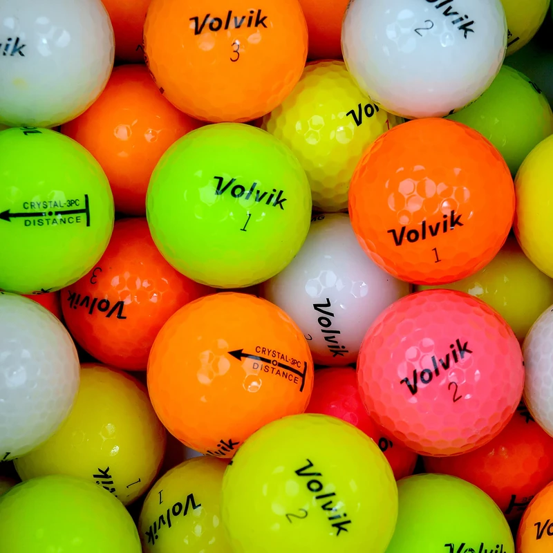 Second Chance 36 Volvik Distance Crystal Grade A Lake Golf Balls