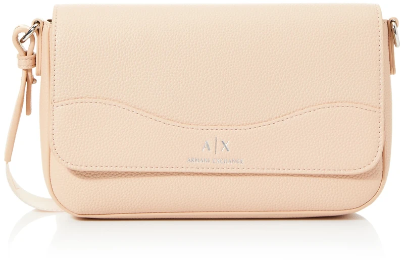 Armani Exchange Women's Wave Bag Crossbody Sunrise, Sunrise, One size