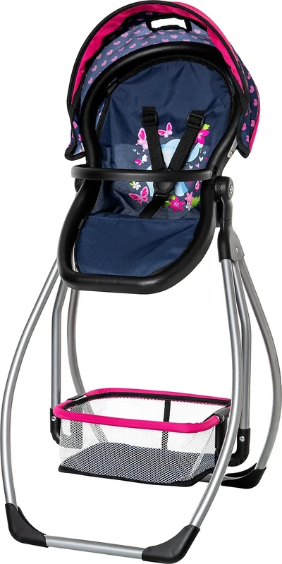 Bayer Design 63554AB doll high chair, changeable to a swing, doll seat, accessories for baby dolls