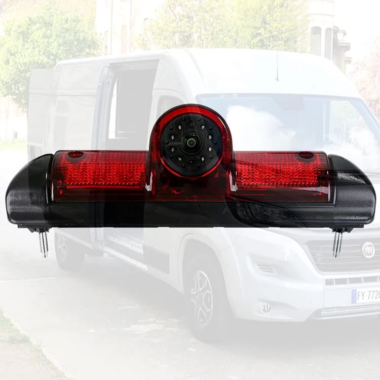 DC12V 3rd Third Brake Light Backup Reverse Parking Rear View Reversing Camera Led/IR Light For Fiat Ducato Peugeot Boxer Citroen Jumper von (2006-2018) (Camera)