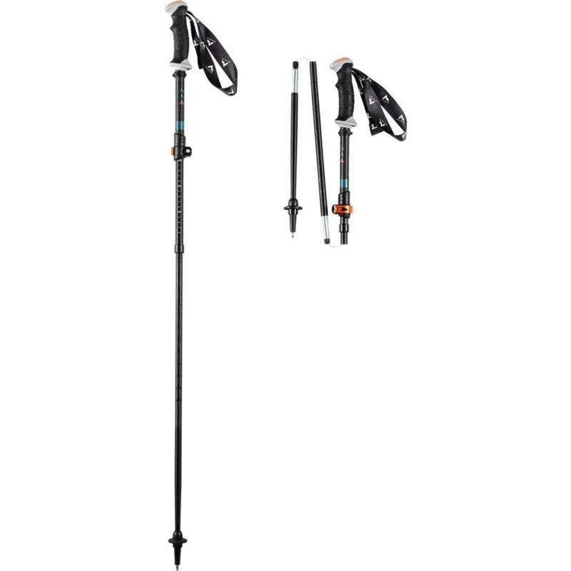 McKinley Whytehike Fold D Hiking Pole, Anthracite/White/Silver, 0