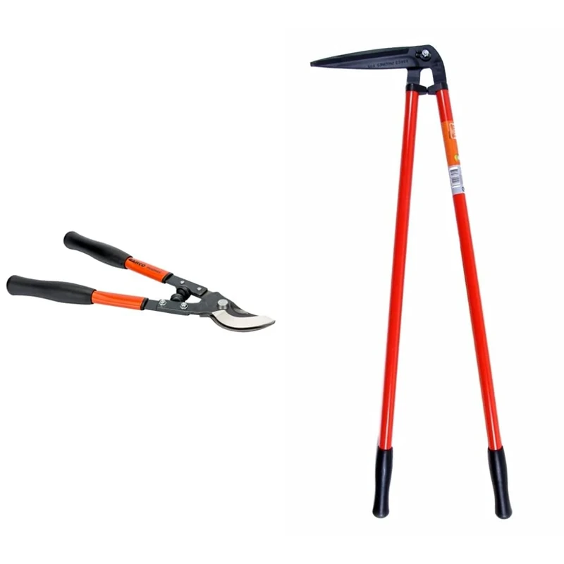 Bahco P16-60 Lopping Shears 24In & P75 Edging Shear, 100 cm