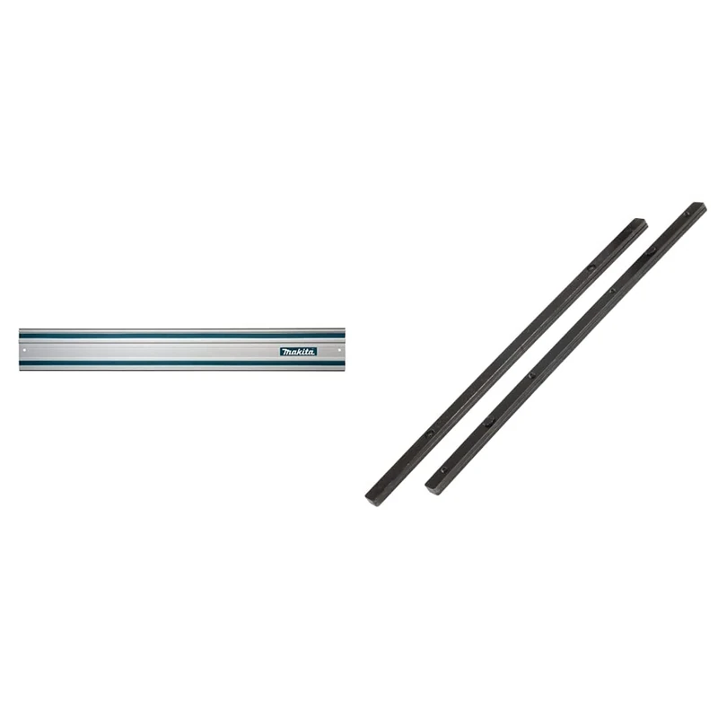 Makita 199141-8 1.5 Metre Guide Rail,Clear & 198885-7 Guide Rail Connector (Single)