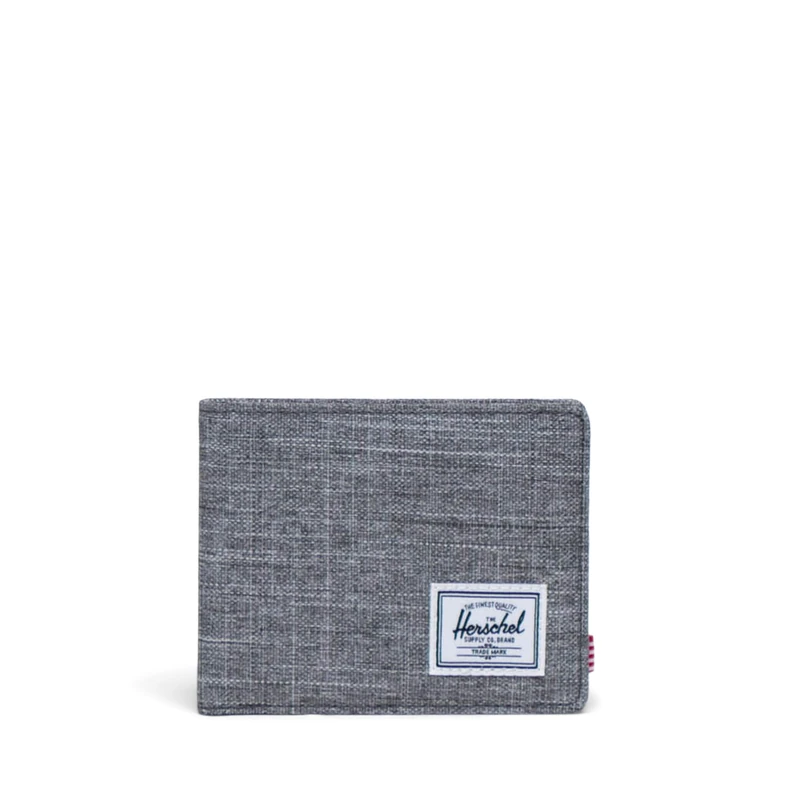 Herschel Unisex's Roy Bi-Fold Wallet, Raven Crosshatch, One Size