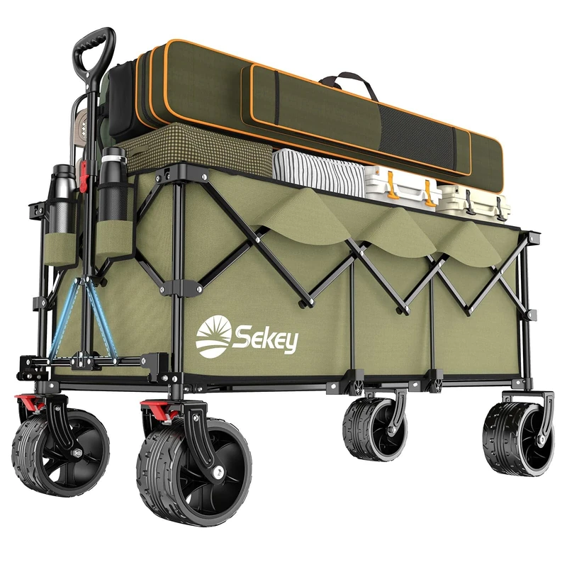 Sekey Handcart, 600D waterproof Oxford fabric, Olive Green, XXX-Large