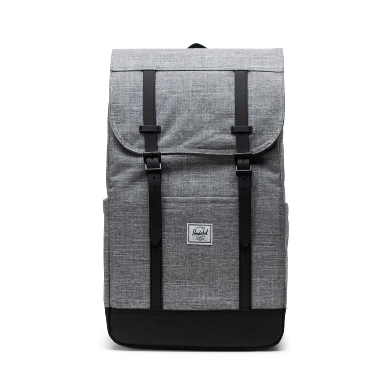 Herschel Unisex's Retreat Backpack, Raven Crosshatch, Standard-23L