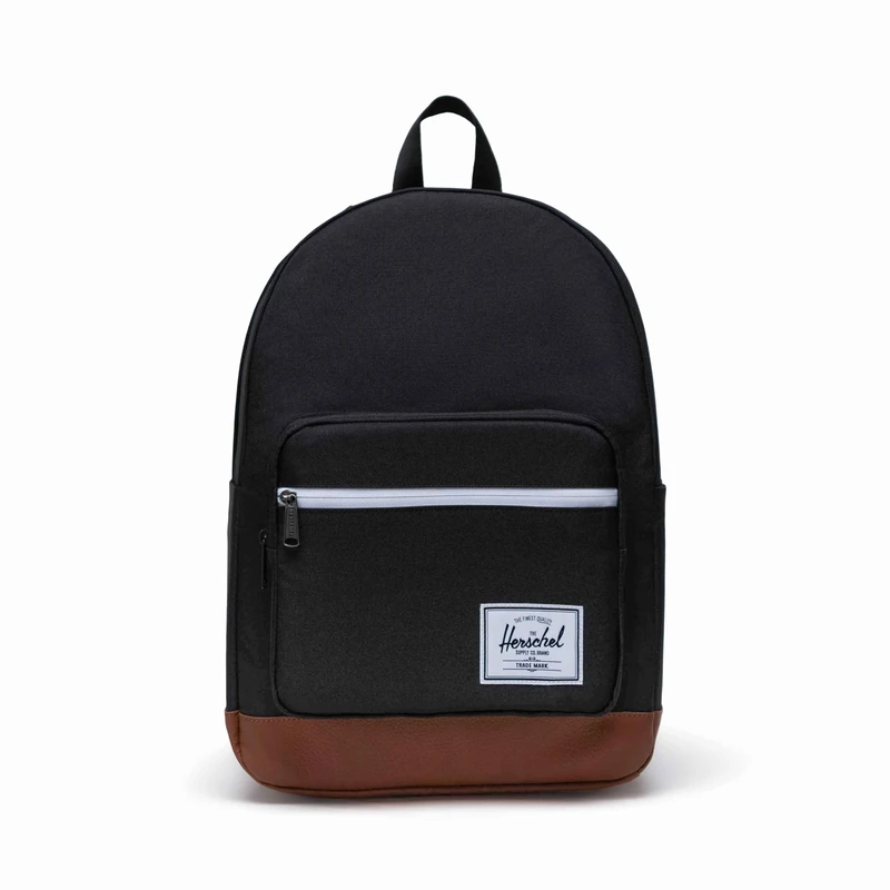 Herschel Unisex Pop Quiz Backpack Black/Tan Standard - 25L