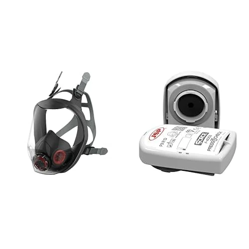 JSP Force10 Typhoon Full Face Mask - Medium with Press To Check P3 filters