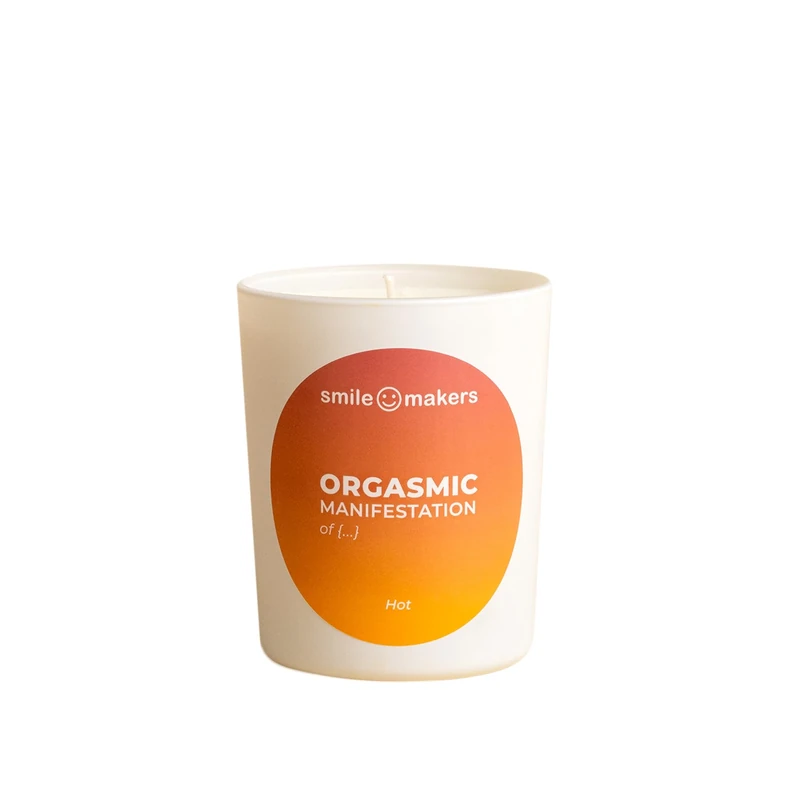 Smile Makers Orgasmic Manifestation Hot Scented Candle, 12 cm (Modern, Round, Indoor, All Season, 180 g, 1 count) - Image 1