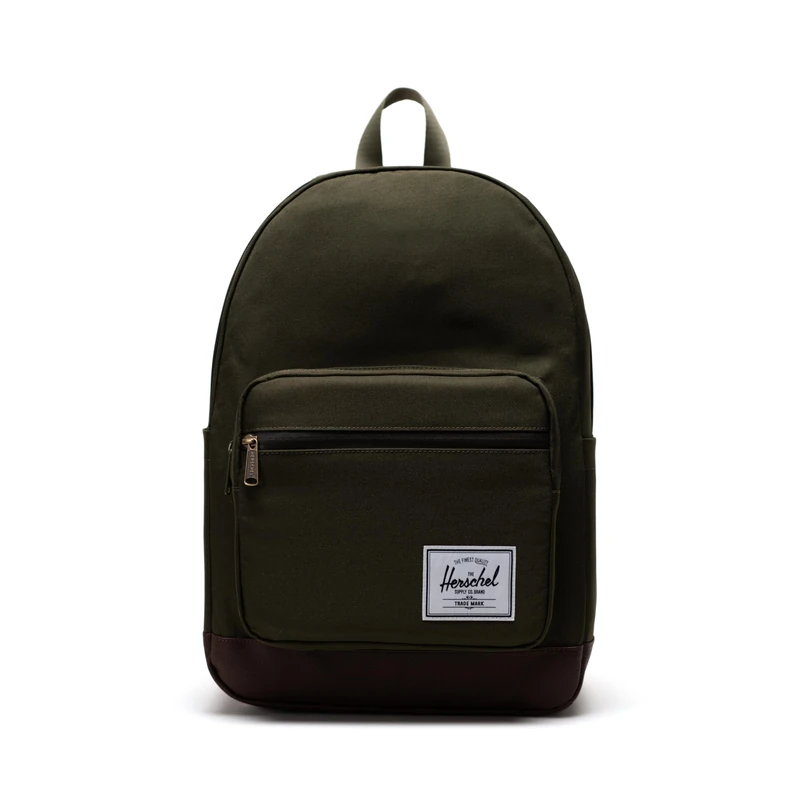 Herschel Supply Co. Pop Quiz Backpack, Ivy Green/Chicory Coffee, One Size, Pop Quiz Backpack