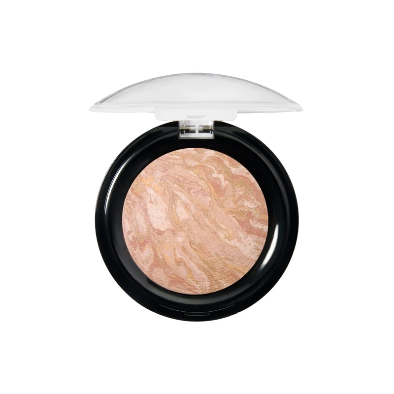 LAURA GELLER Baked to Go Balance-n-Brighten Colour Correcting Powder Foundation (Fair) Travel Size Buildable Light to Medium Coverage Baked Foundation, Demi-Matte Finish