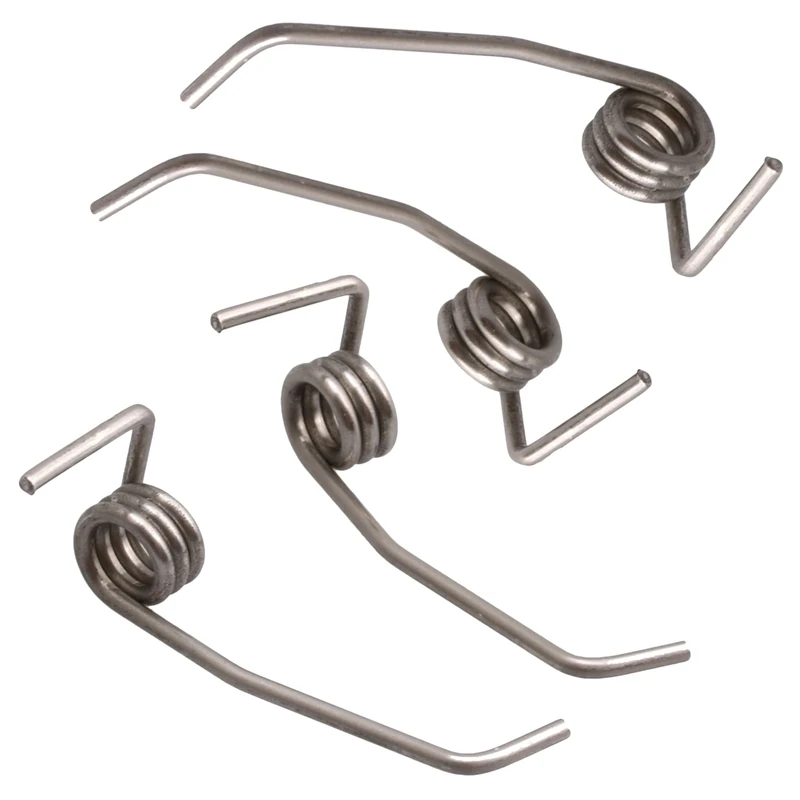 Walmine Silver Metal DA61-08314A Refrigerator Divider Door Spring Replacement for Samsung, Replace DA81-01345B Pack of 4