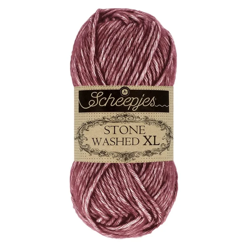 Scheepjes - Scheepjes Stone Washed XL 850 Garnet Yarn - 10x50g