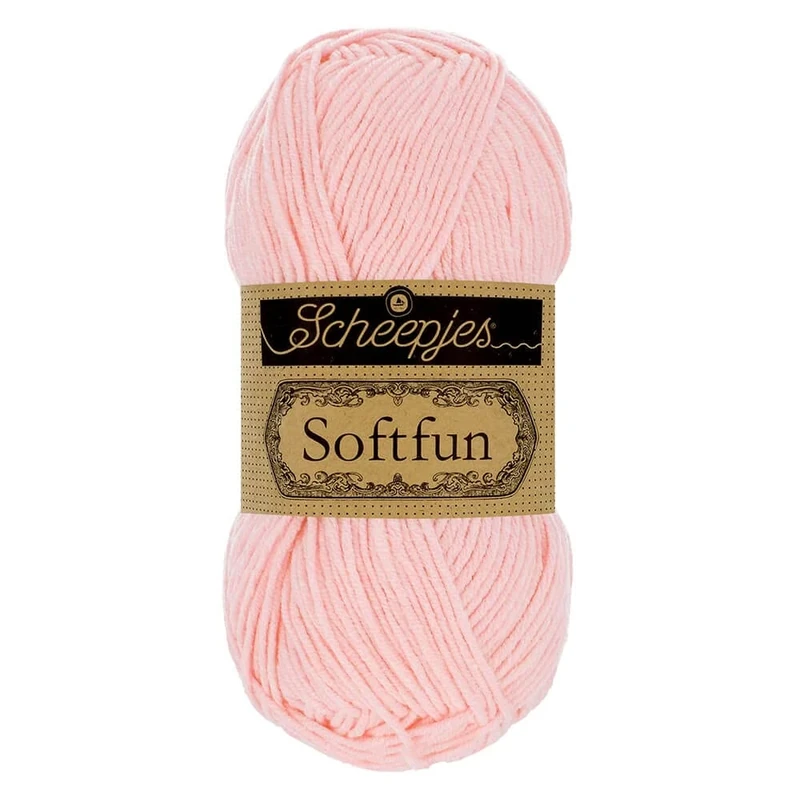 Scheepjes - Scheepjes Softfun 2513 Light Rose Yarn - 10x50g