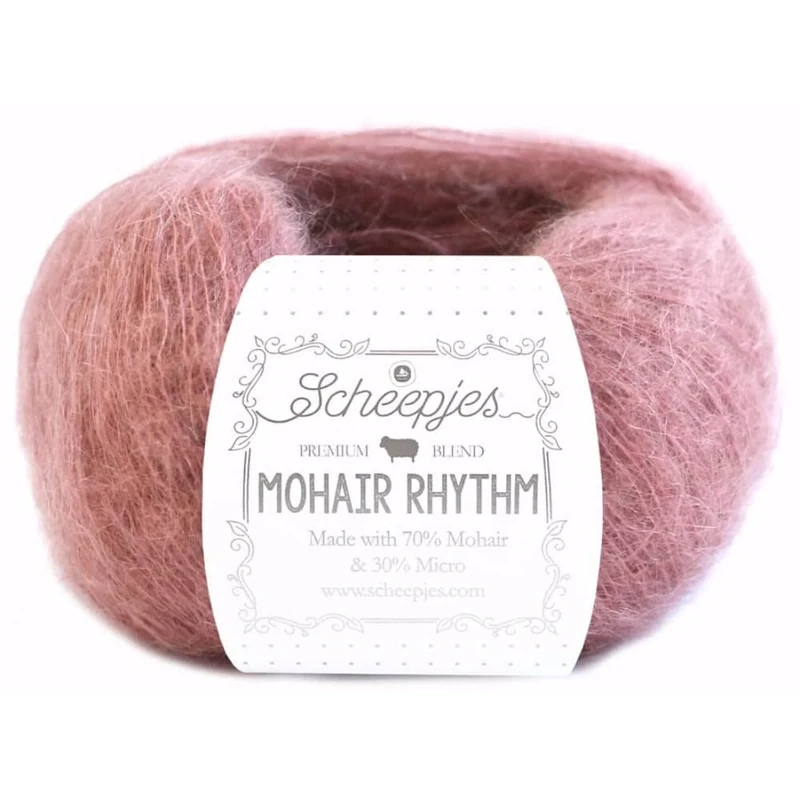 Scheepjes - Scheepjes Mohair Rhythm 673 Foxtrot Yarn - 10x25g