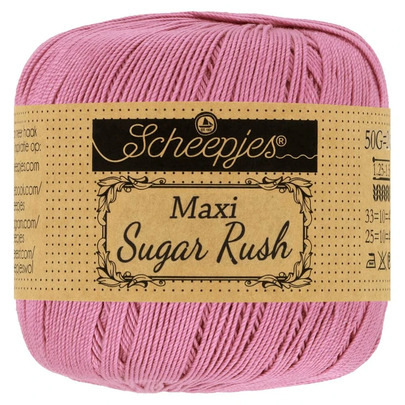 Scheepjes - Scheepjes Maxi Sugar Rush 398 Colonial Rose Yarn - 10x50g