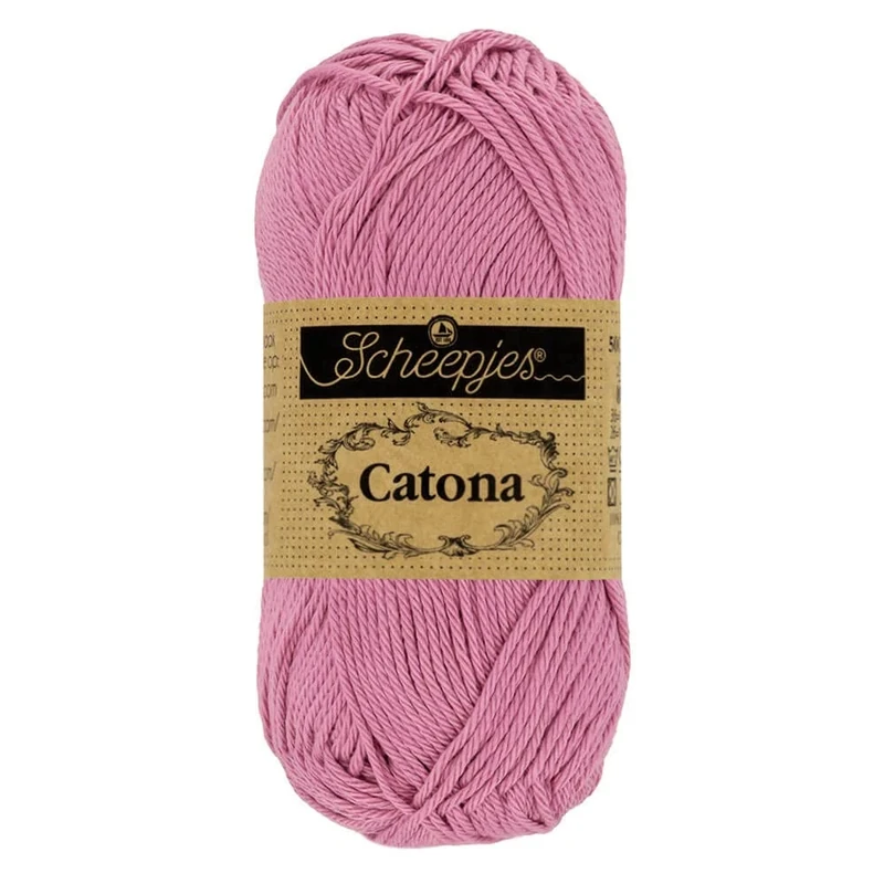 Scheepjes - Scheepjes Catona 398 Colonial Rose Yarn - 20x25g