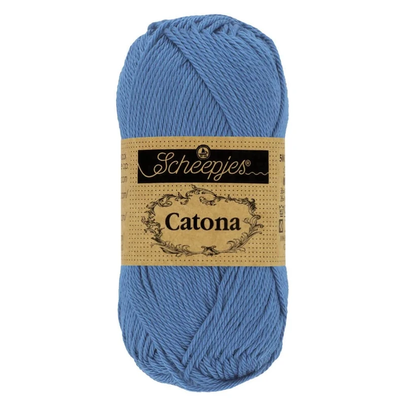 Scheepjes - Scheepjes Catona 261 Capri Blue Yarn - 20x25g