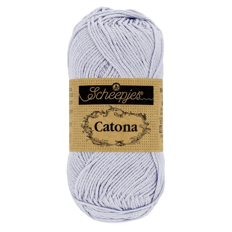 Scheepjes - Scheepjes Catona 399 Lilac Mist Yarn - 20x25g