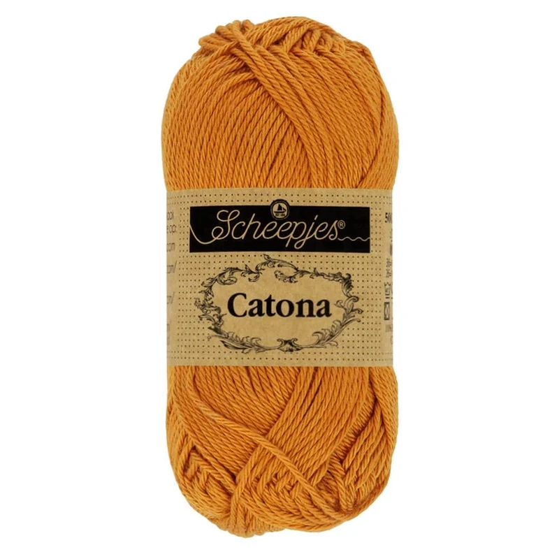 Scheepjes - Scheepjes Catona 383 Ginger Gold Yarn - 20x25g