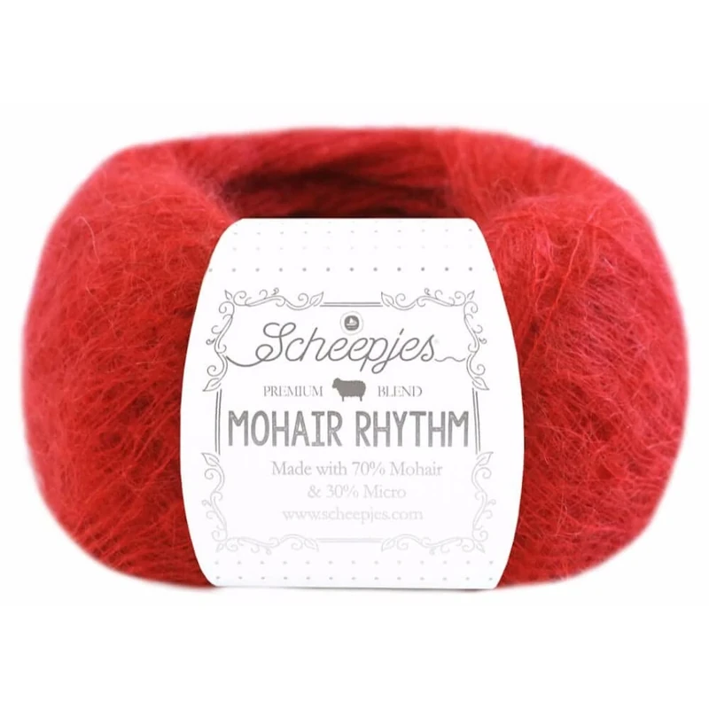 Scheepjes - Scheepjes Mohair Rhythm 684 Flamenco Yarn - 10x25g