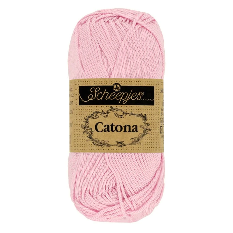 Scheepjes - Scheepjes Catona 246 ICY Pink Yarn - 20x25g