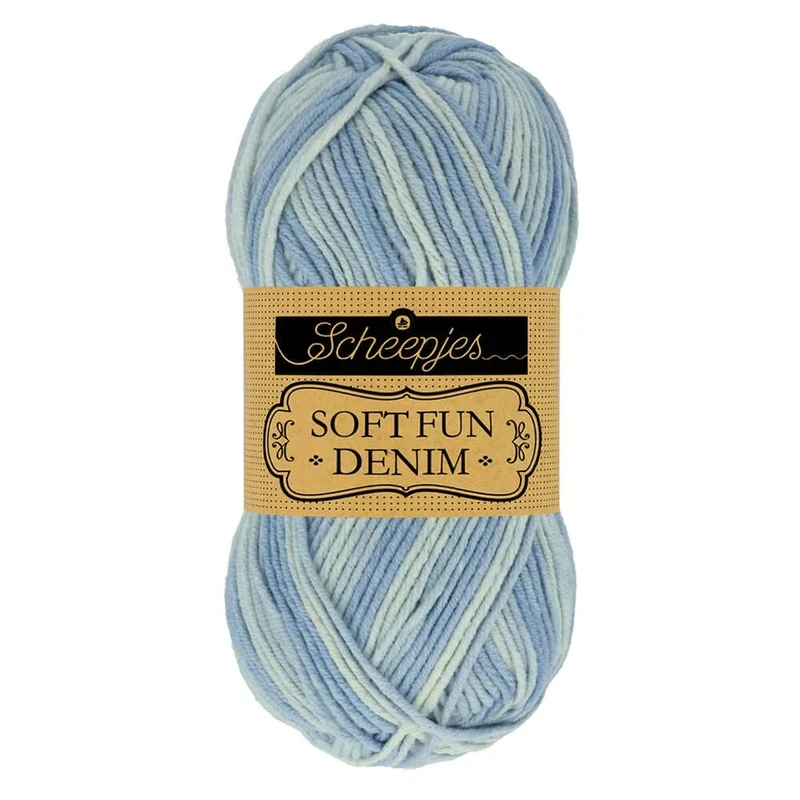 Scheepjes - Scheepjes Softfun Denim 509 Yarn - 10x50g