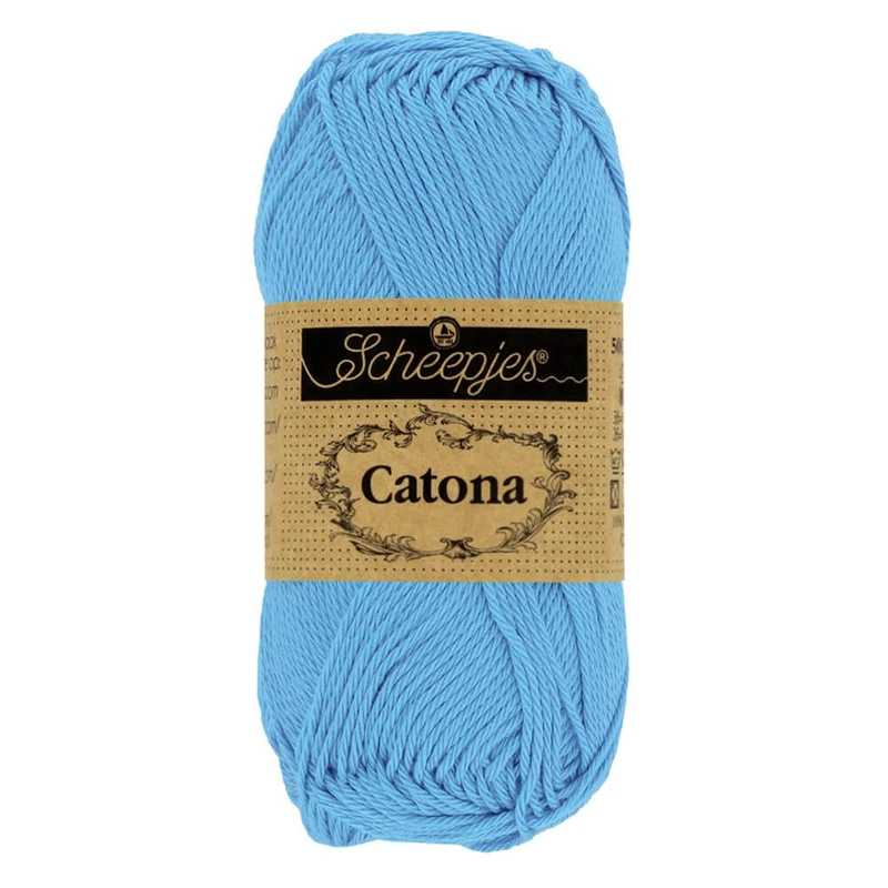 Scheepjes - Scheepjes Catona 384 Powder Blue Yarn - 20x25g