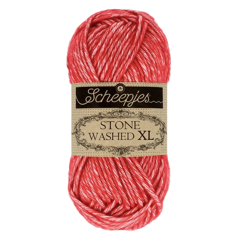 Scheepjes - Scheepjes Stone Washed XL 863 Carnelian Yarn - 10x50g