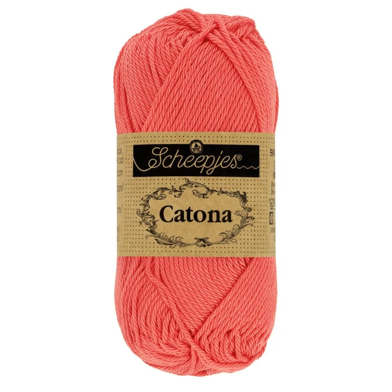 Scheepjes - Scheepjes Catona 252 Watermelon Yarn - 10x50g