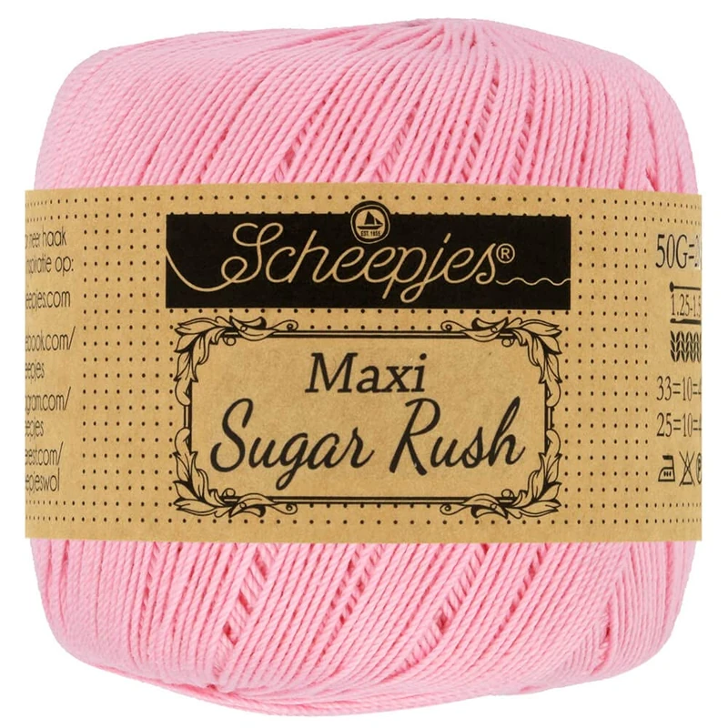 Scheepjes - Scheepjes Maxi Sugar Rush 749 Pink Yarn - 10x50g