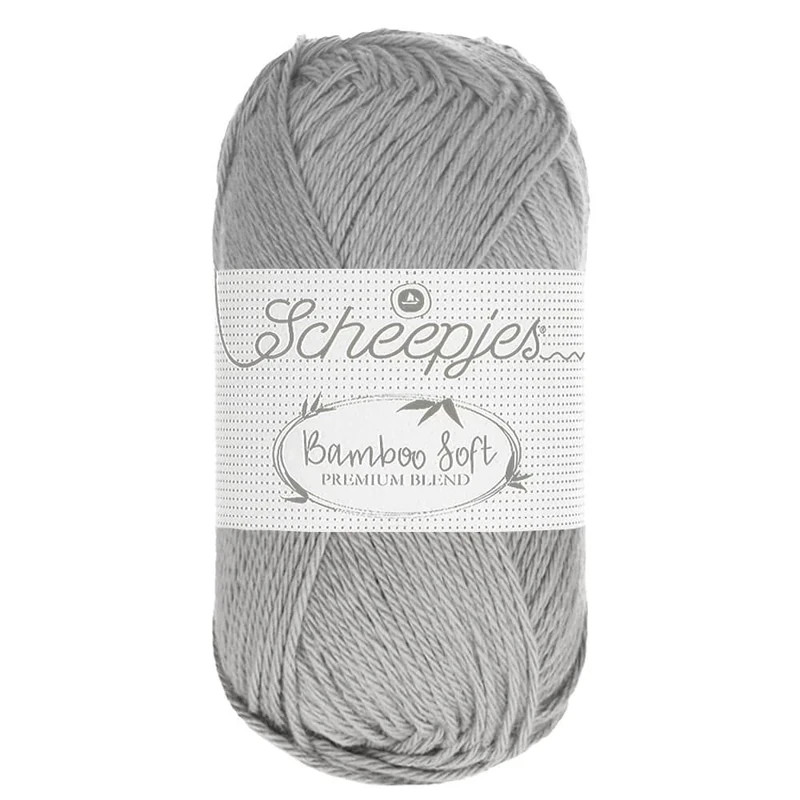 Scheepjes - Scheepjes Bamboo Soft 264 Antique Silver Yarn - 10x50g