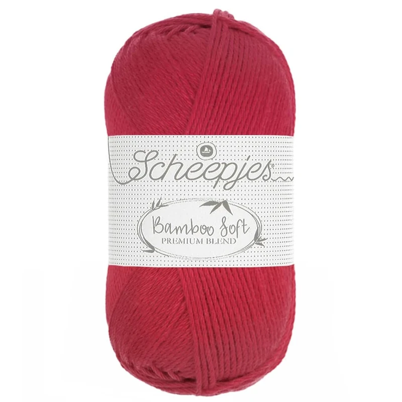 Scheepjes - Scheepjes Bamboo Soft 262 Hot Berry Yarn - 10x50g