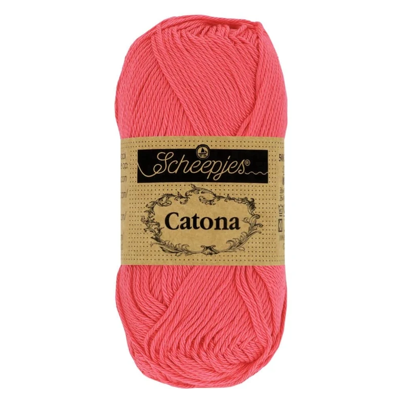 Scheepjes - Scheepjes Catona 256 Cornelia Rose Yarn - 20x25g