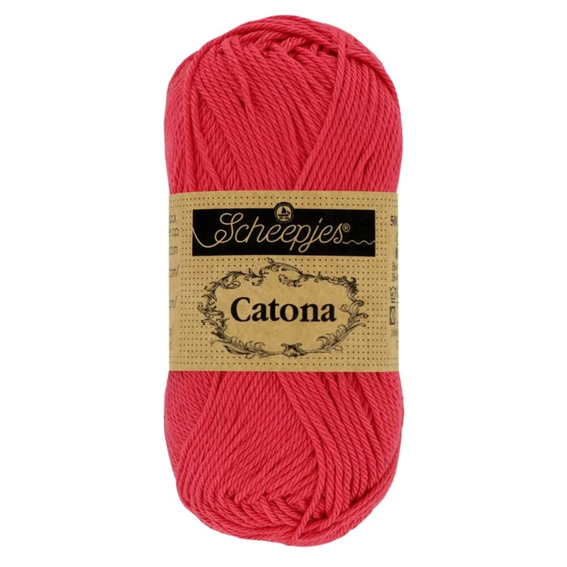 Scheepjes - Scheepjes Catona 516 Candy Apple Yarn - 20x25g