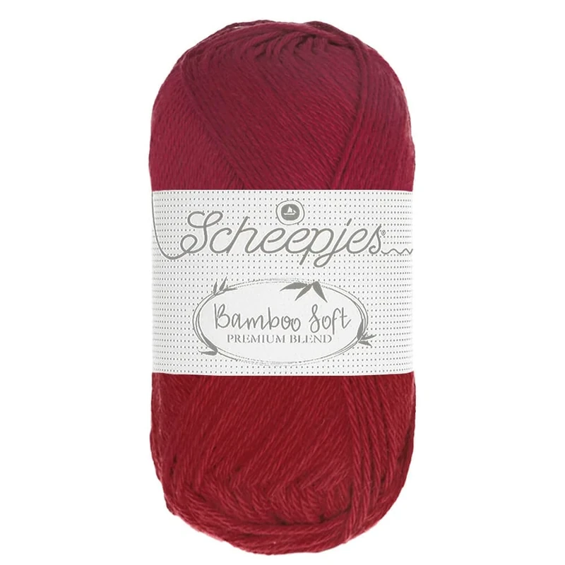 Scheepjes - Scheepjes Bamboo Soft 259 Majestic Red Yarn - 10x50g