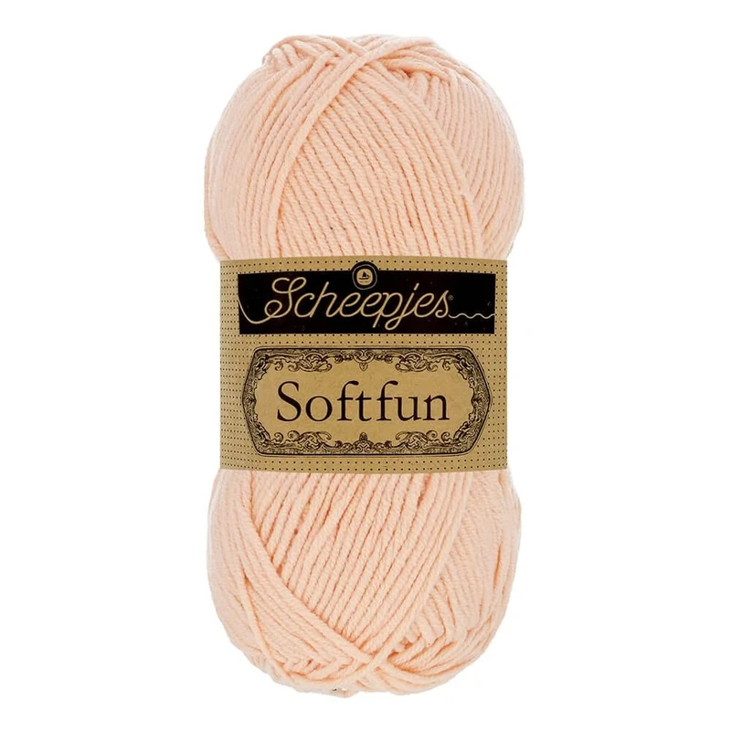 Scheepjes - Scheepjes Softfun 2466 Peach Yarn - 10x50g