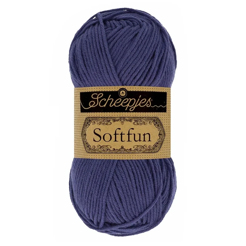 Scheepjes - Scheepjes Softfun 2463 Purple Yarn - 10x50g