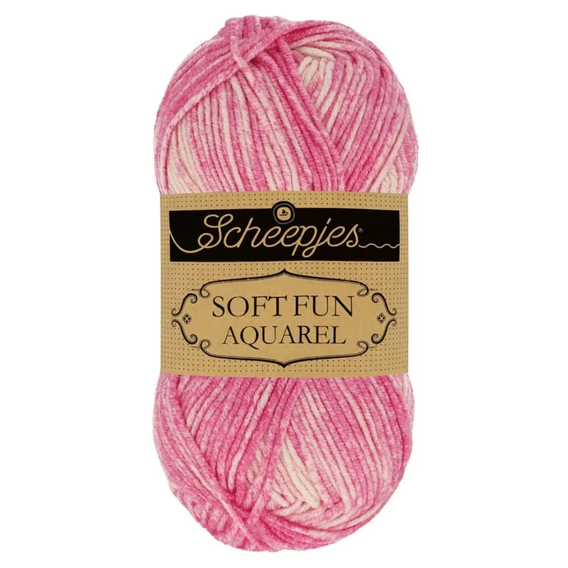 Scheepjes - Scheepjes Softfun Aquarel 803 Floralscape Yarn - 10x50g