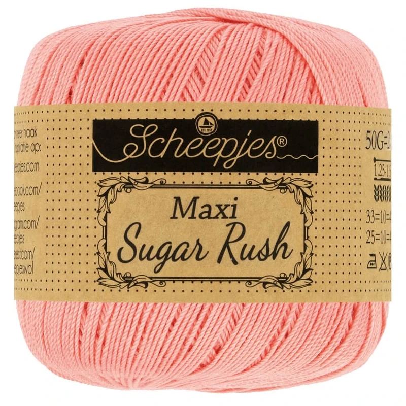 Scheepjes - Scheepjes Maxi Sugar Rush 264 Light Coral Yarn - 10x50g