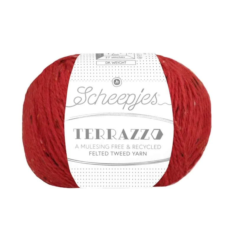 Scheepjes - Scheepjes Terrazzo 718 Scarlatto Yarn - 5x50g