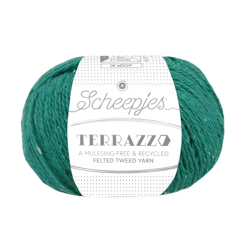 Scheepjes - Scheepjes Terrazzo 754 Verde Inglese Yarn - 5x50g