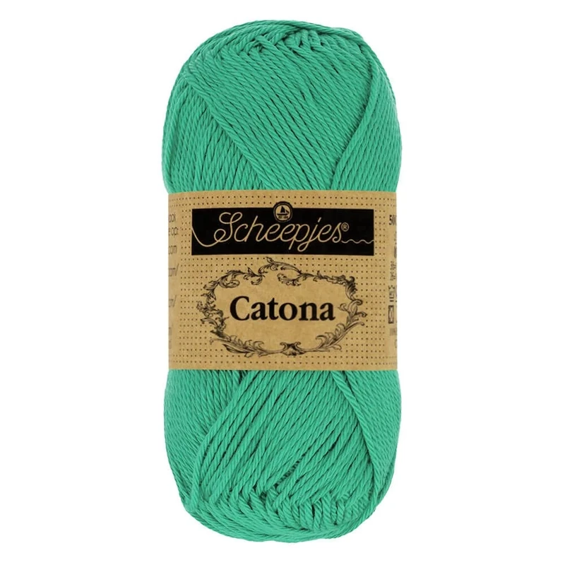 Scheepjes - Scheepjes Catona 514 Jade Yarn - 20x25g