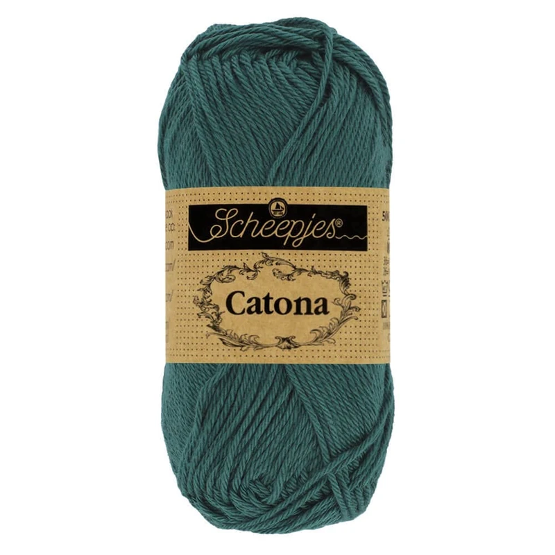 Scheepjes - Scheepjes Catona 244 Spruce Yarn - 10x50g